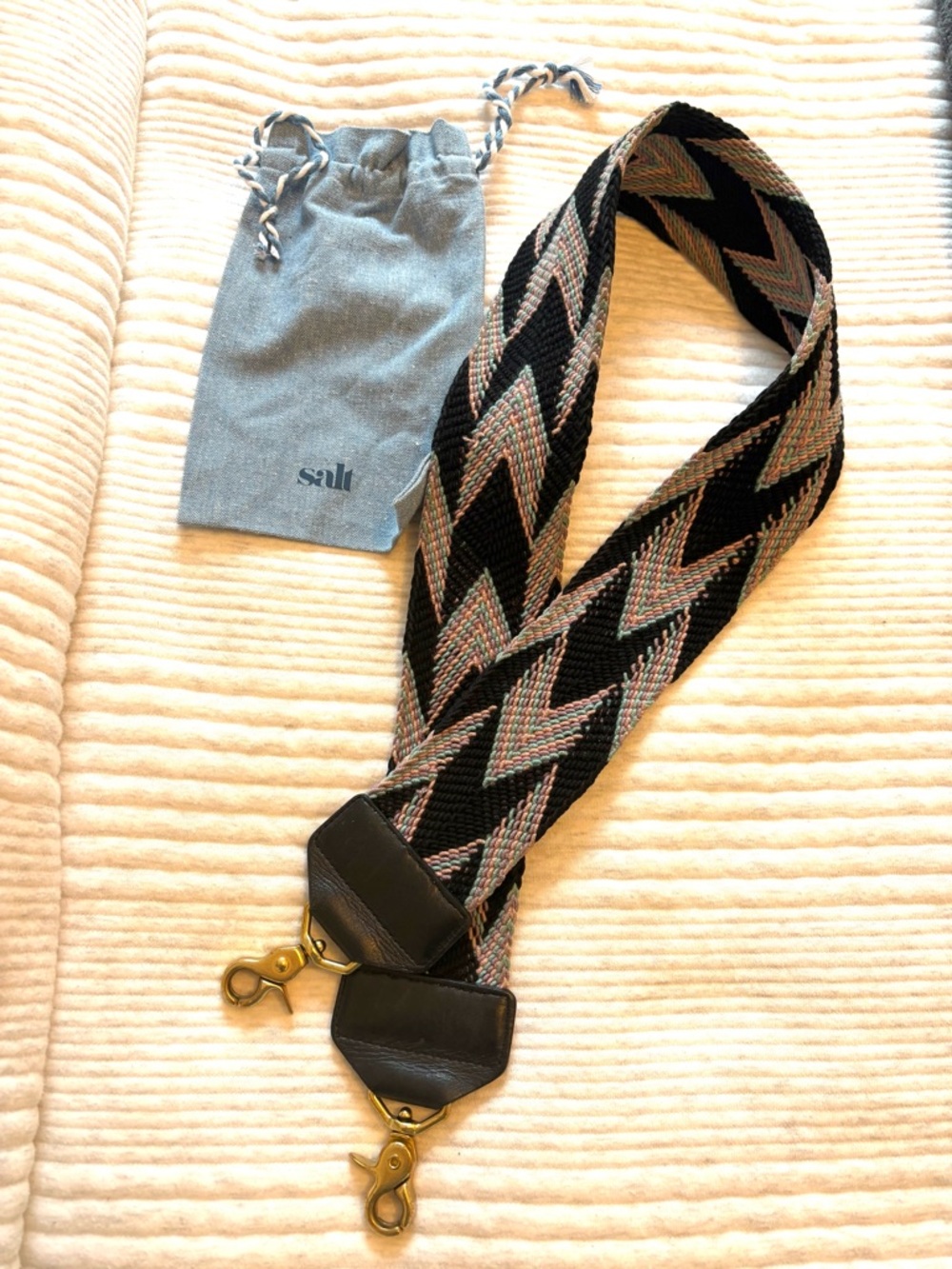 Salt bag strap